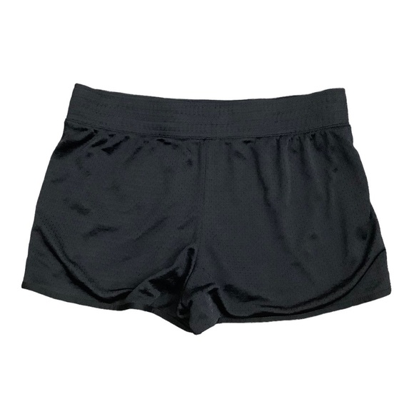 Women's Fila M Medium 8 - 10 Shorts Black Elastic Waist Athletic Gym Active - Picture 4 of 7